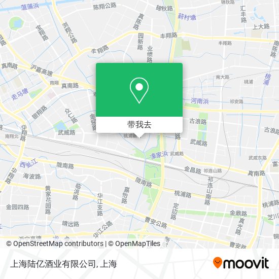 上海陆亿酒业有限公司地图