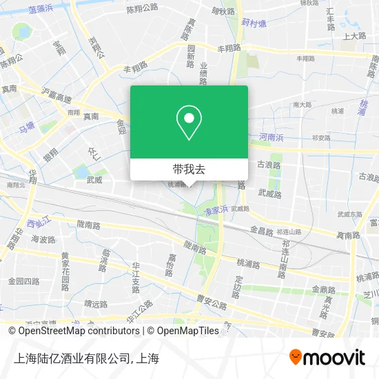 上海陆亿酒业有限公司地图