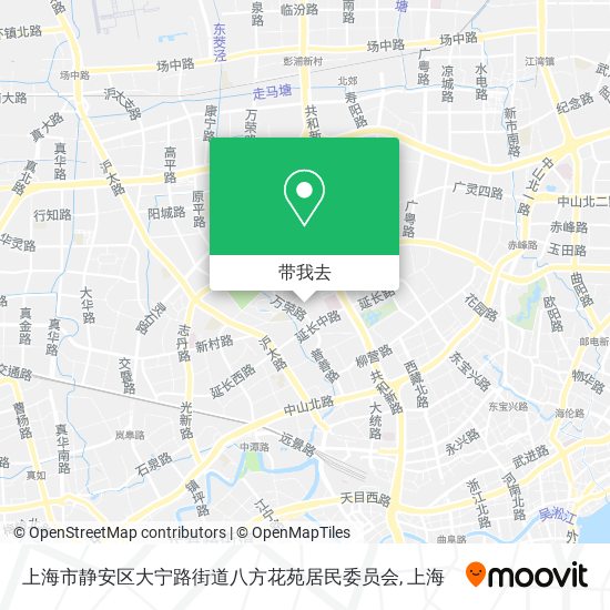 上海市静安区大宁路街道八方花苑居民委员会地图