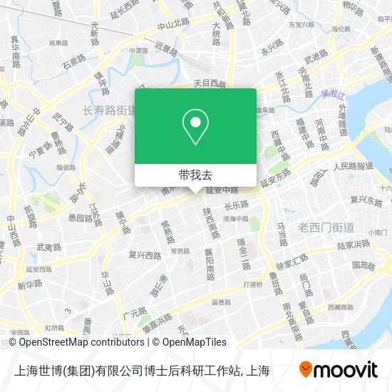 上海世博(集团)有限公司博士后科研工作站地图
