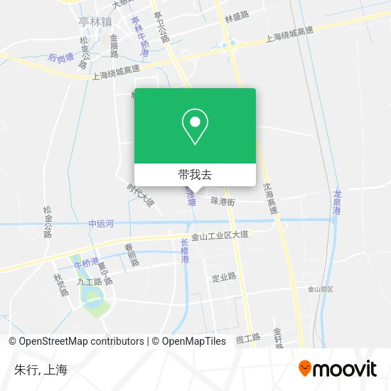朱行地图