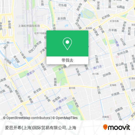 爱思开希(上海)国际贸易有限公司地图