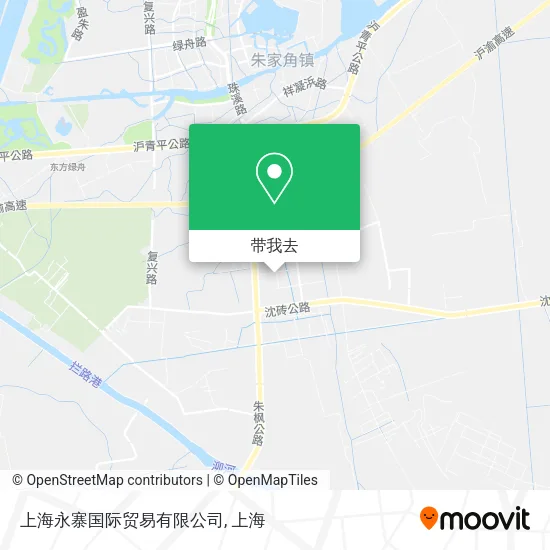 上海永寨国际贸易有限公司地图
