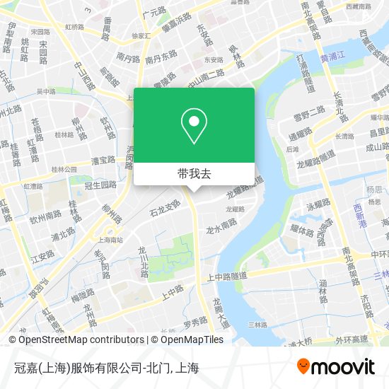 冠嘉(上海)服饰有限公司-北门地图