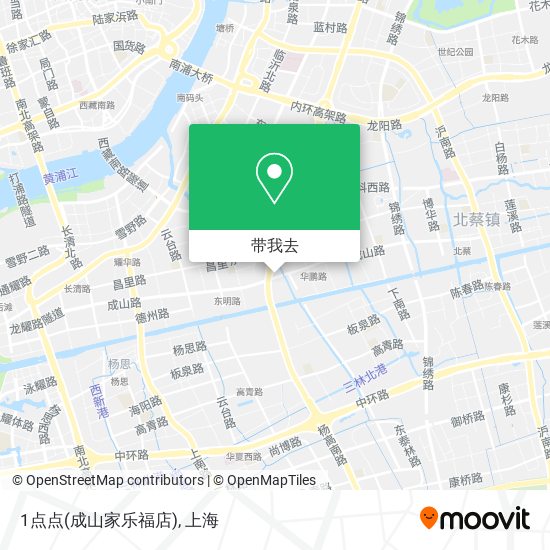 1点点(成山家乐福店)地图