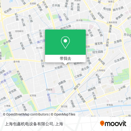 上海包鑫机电设备有限公司地图