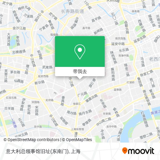 意大利总领事馆旧址(东南门)地图