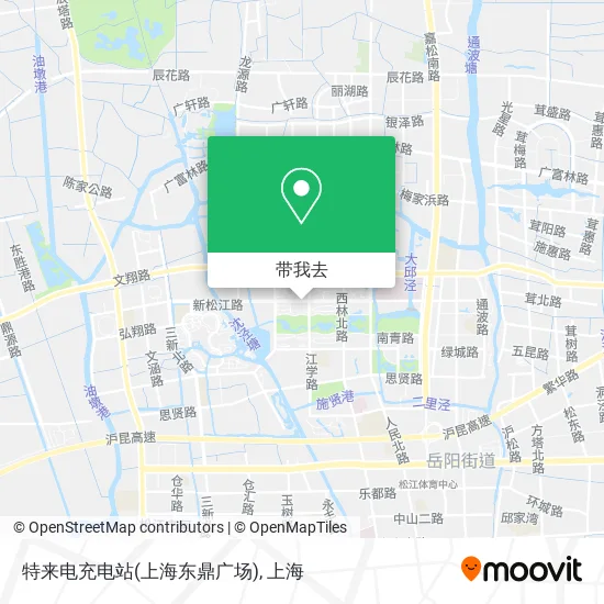 特来电充电站(上海东鼎广场)地图