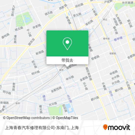 上海青春汽车修理有限公司-东南门地图