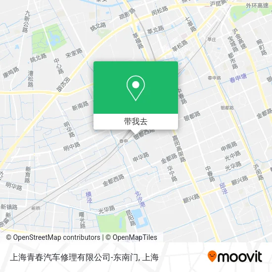 上海青春汽车修理有限公司-东南门地图