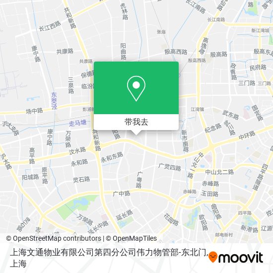 上海文通物业有限公司第四分公司伟力物管部-东北门地图