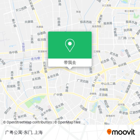 广粤公寓-东门地图