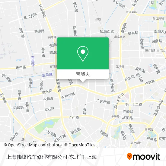 上海伟峰汽车修理有限公司-东北门地图