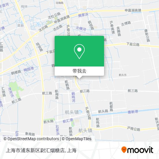 上海市浦东新区尉汇烟糖店地图