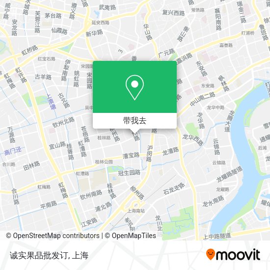 诚实果品批发订地图