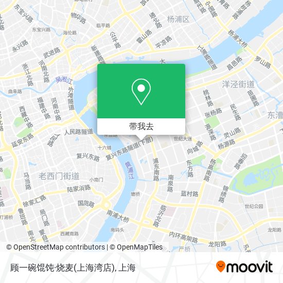 顾一碗馄饨·烧麦(上海湾店)地图