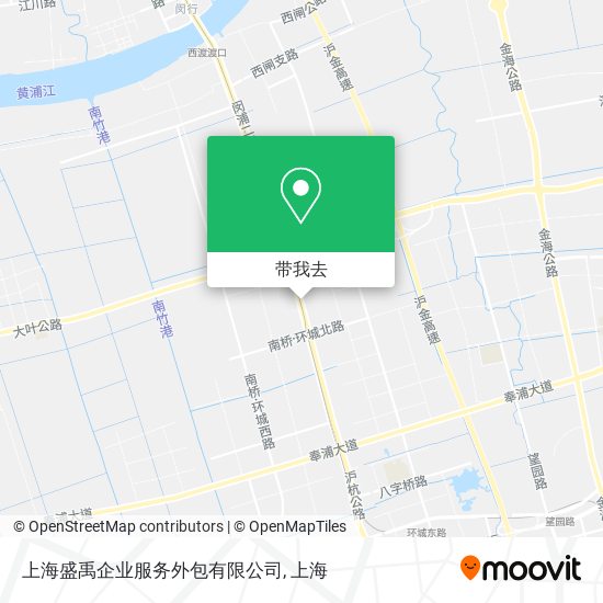 上海盛禹企业服务外包有限公司地图