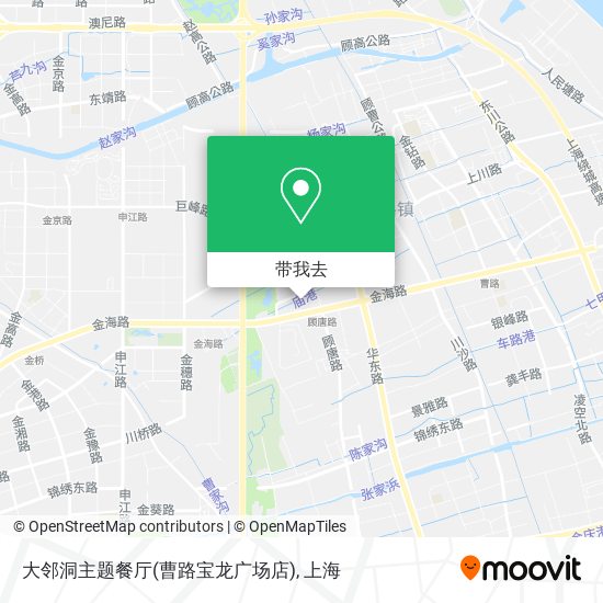 大邻洞主题餐厅(曹路宝龙广场店)地图