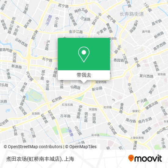 煮田农场(虹桥南丰城店)地图