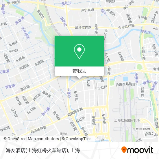 海友酒店(上海虹桥火车站店)地图