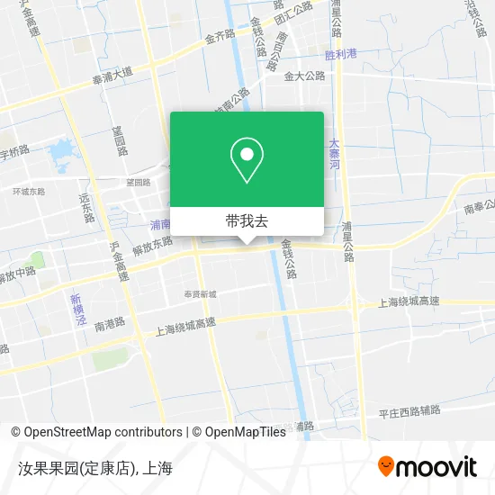 汝果果园(定康店)地图