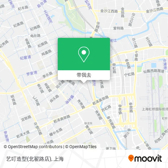艺叮造型(北翟路店)地图