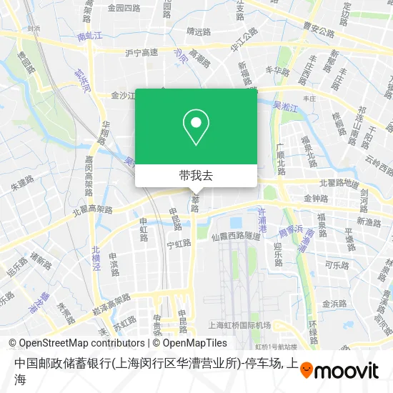 中国邮政储蓄银行(上海闵行区华漕营业所)-停车场地图