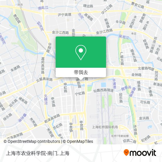 上海市农业科学院-南门地图