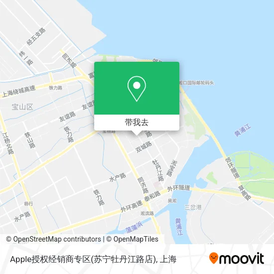 Apple授权经销商专区(苏宁牡丹江路店)地图