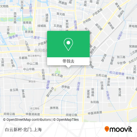 白云新村-北门地图