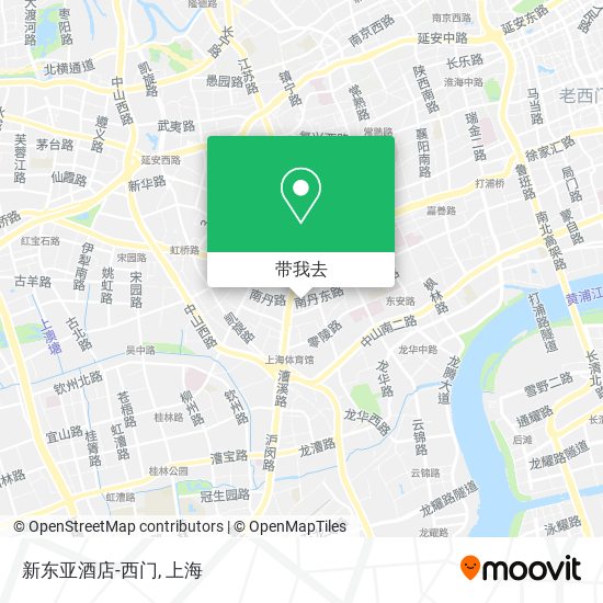 新东亚酒店-西门地图