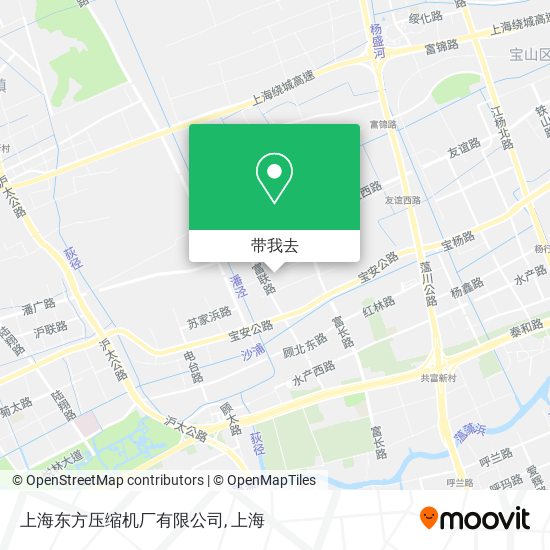 上海东方压缩机厂有限公司地图