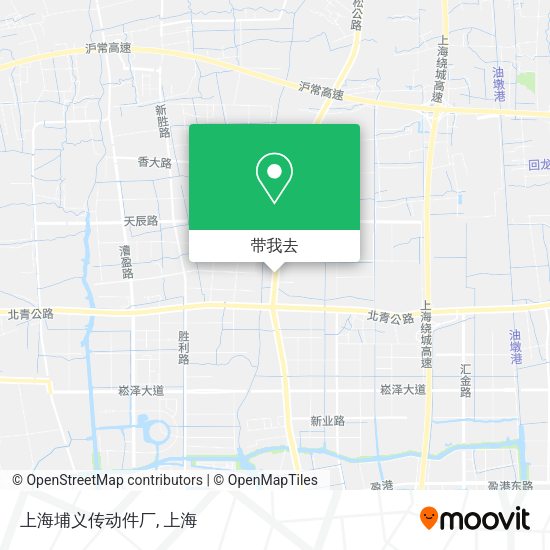 上海埔义传动件厂地图