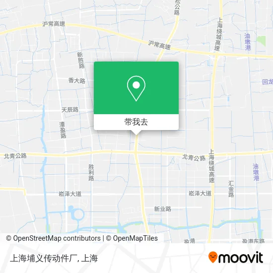 上海埔义传动件厂地图