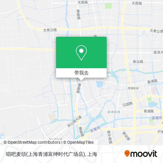 唱吧麦頌(上海青浦富绅时代广场店)地图