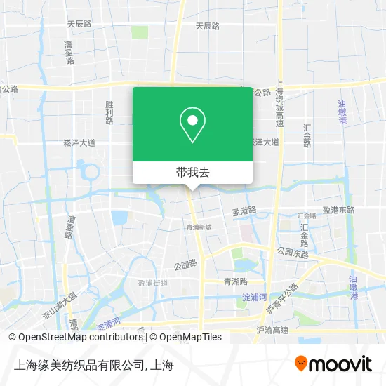 上海缘美纺织品有限公司地图