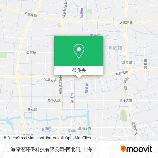 上海绿澄环保科技有限公司-西北门地图