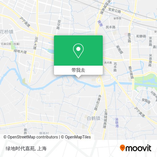 绿地时代嘉苑地图