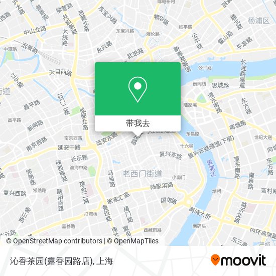 沁香茶园(露香园路店)地图