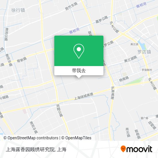 上海露香园顾绣研究院地图