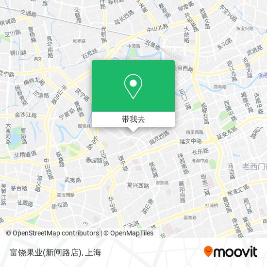 富饶果业(新闸路店)地图