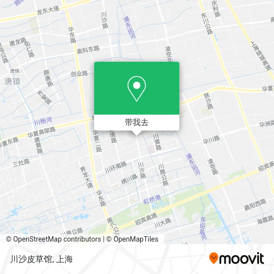 川沙皮草馆地图
