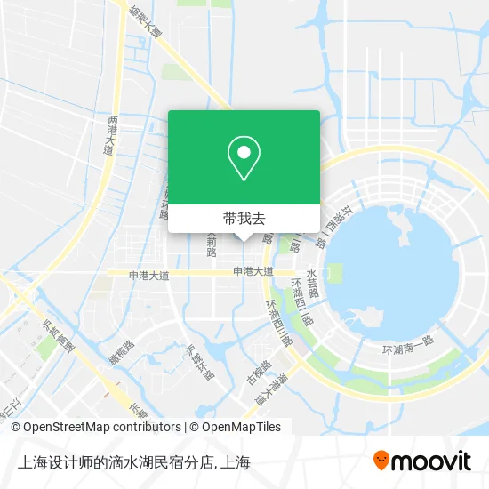 上海设计师的滴水湖民宿分店地图