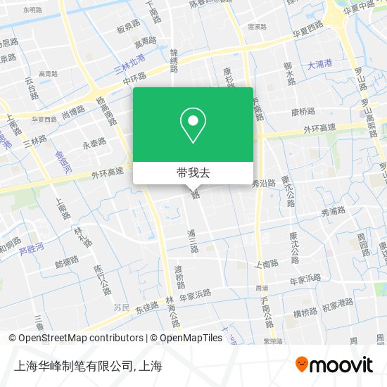 上海华峰制笔有限公司地图