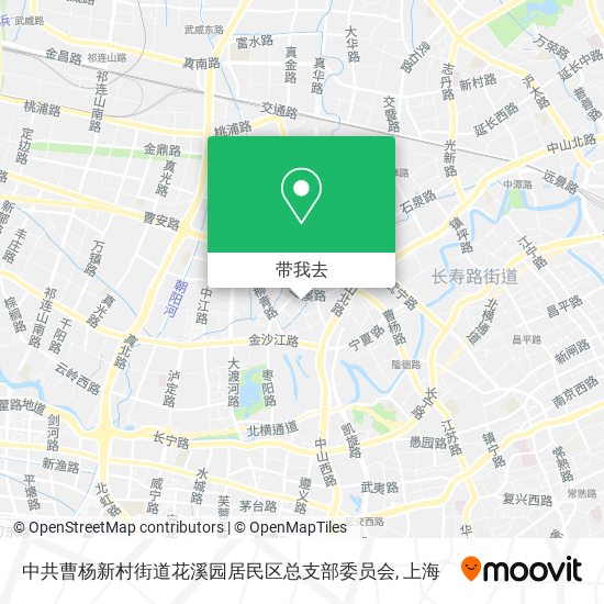 中共曹杨新村街道花溪园居民区总支部委员会地图