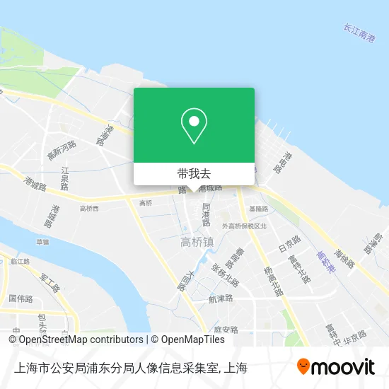 上海市公安局浦东分局人像信息采集室地图