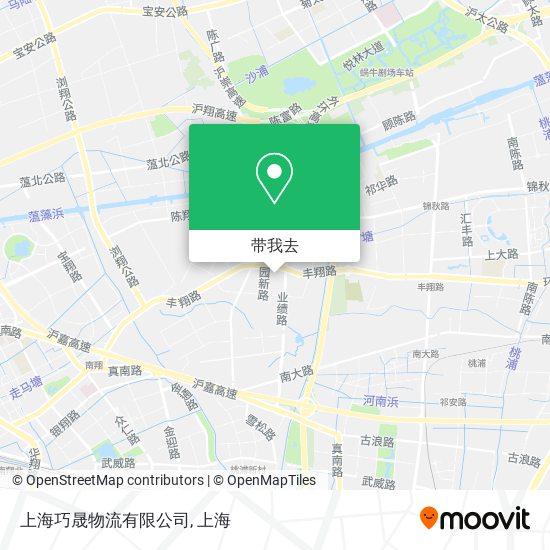 上海巧晟物流有限公司地图