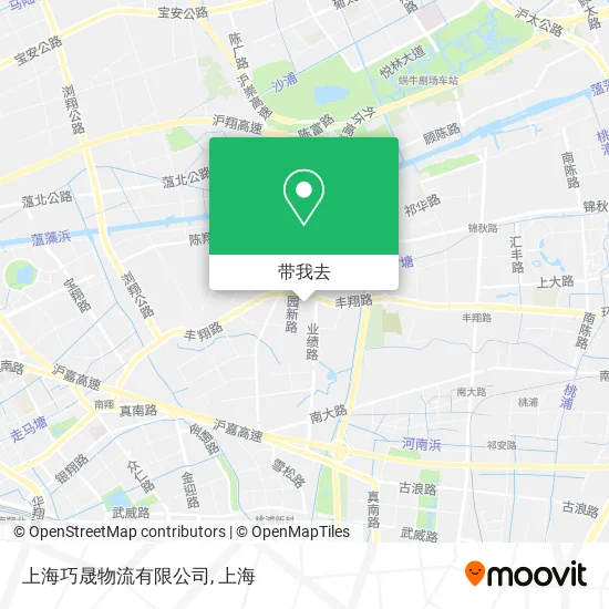上海巧晟物流有限公司地图