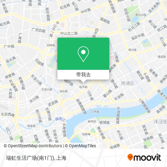 瑞虹生活广场(南1门)地图