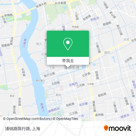 浦锦路陈行路地图